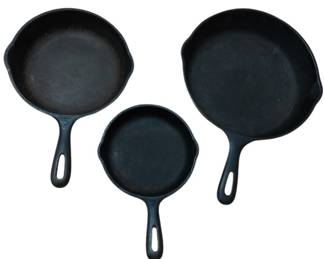 Cast iron skillets 