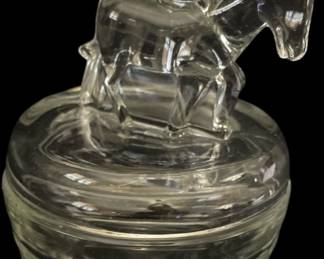 Jeanette Glass Donkey Glass Bowl 