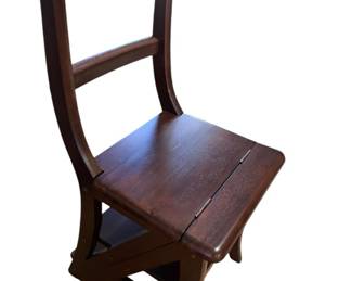 Library Step Stool Chair 