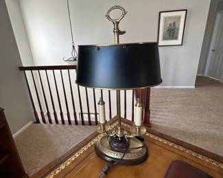 Antique brass lamp