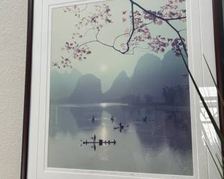 Japanese block print art, professionally framed