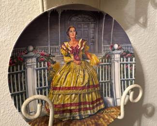  Knowles China Gone With The Wind Collector's Plate 