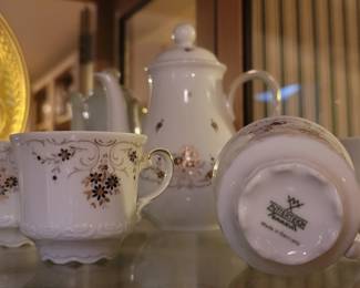 Mitterteich Bavaria Floral 5 Piece Tea Set