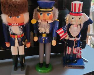 Assortment of Nutcrackers, Uncle Sam Christmas Nutcracker