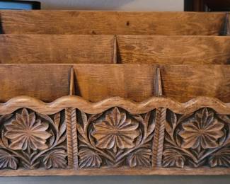 Lerner Faux Bamboo Desk Organizer