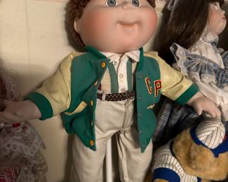 1995 Cabbage Patch Kids "Bobby Joe" Porcelain Collector Doll