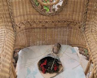 Wicker Rattan Rocking Chair