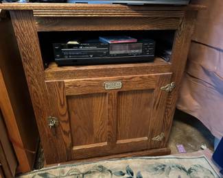 White Clad Ice Box Cabinet