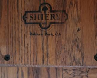 Shiery Solid Oak Claw Foot Oval Dining Table with 4 Dining Chairs