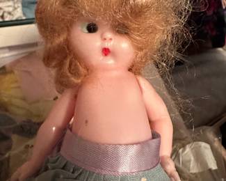 1940's Knickerbocker Jointed Plastic Doll