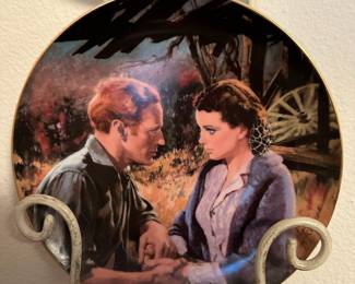 Gone with the Wind "Scarlett and Ashley After The War" Collector's Plate