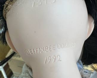 1992 Effanbee Gallery Collection One World Series Lauren Ann 21" Porcelain Doll