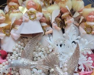 Assortment of Angel Ornaments, Assortment of Hummingbird Ornaments