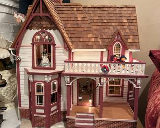 1992 Goebel Betty Jane Carter Dolls Bette Ball Doll, Victorian Doll House