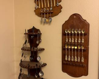 Assortment of Souvenir Spoons