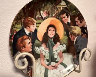Gone with the Wind "Scarlett And Her Suitors" Collector's Plate