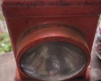 Delta Electric Company Redbird Red Railroad Lantern
