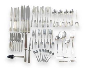 #91 • Towle 56 pcs /5 lbs Old Lace Sterling Flatware
LUX.BID