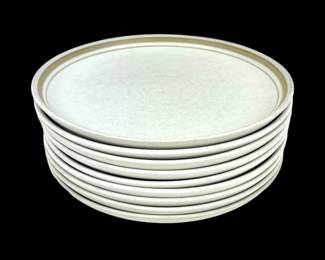 #70 • Denby Stoneware Ceramic Gourmet Dinner Plates (9)
LUX.BID