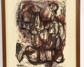 #45 • Georgi Daskaloff: Untitled L.E. Lithograph #129/200, Framed
LUX.BID