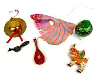 #17 • Vintage Collection of Folk Art Christmas Ornaments
LUX.BID