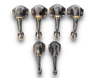 #7 • Six Bronze Elephant Pulls from Nepal
LUX.BID