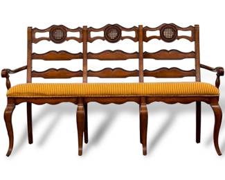 #140 • Vintage French Country Three Person Bench
LUX.BID