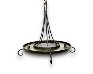 #101 • Vintage Wrought Iron Five Candle Chandelier
LUX.BID