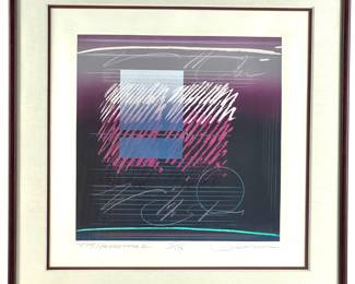 #167 • Anthony Quinn: “Harmonies III” Framed, Signed Serigraph
LUX.BID