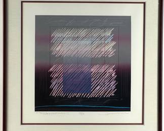 #165 • Anthony Quinn: “Harmonies I” Framed, Signed Serigraph
LUX.BID