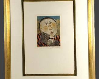#158 • Graciela Rodo Boulanger: "Boy & Cat" #118/120 Signed L E. Lithograph
LUX.BID