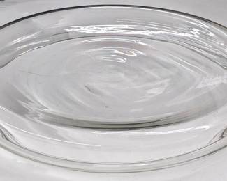#126 • Rare 18" Charles Pfister for Knoll 2-Way Glass Float Bowl
LUX.BID