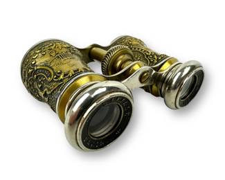 #57 • 1893 Laville Paris Brass Opera Glasses - Chicago World's Fair
LUX.BID