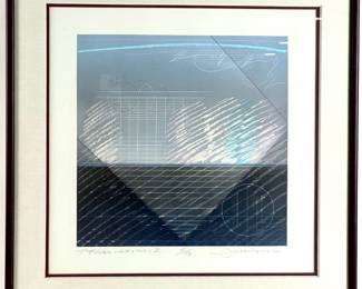 #166 • Anthony Quinn: “Harmonies II” Framed, Signed Serigraph
LUX.BID