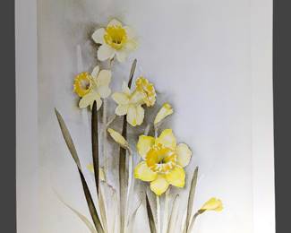 #174 • Mary Ringer: Signed L.E. "Daffodils for Jo" 1983 Poster 103/250 for American Cancer Society
LUX.BID