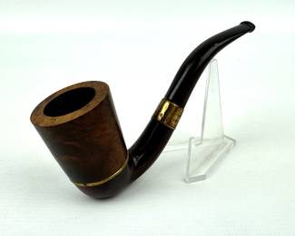 #54 • LHS with 12K Gold Filled Band Vintage Tobacco Smoking Pipe
LUX.BID