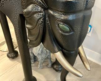 1980’s Marge Carson Elephant bar table