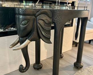1980’s Marge Carson Elephant bar table