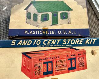 vintage Plasticville kits