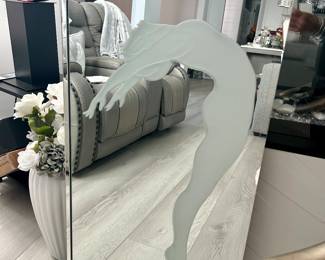 Art deco style mirror 18” x 36