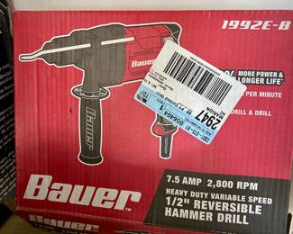 Bauer Reversible Hammer Drill