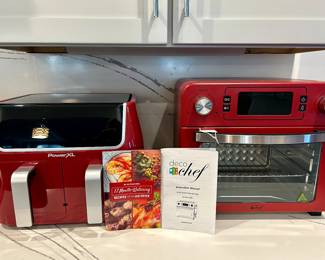 PowerXL air fryer and deco chef toaster oven