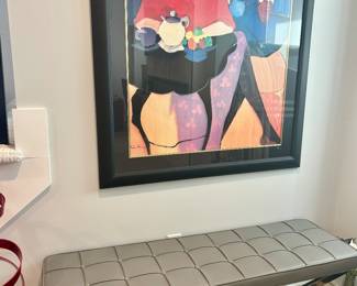 Bench 4’11” artwork, 45” x 57”