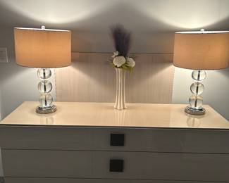 High gloss Italian made furniture
