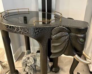 1980’s Marge Carson Elephant bar table
