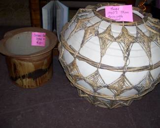 GIGANTIC WOVEN POTTERY