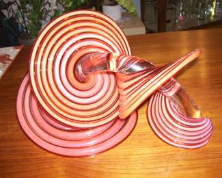 UNIQUE HEAVY GLASS SCULPTURE