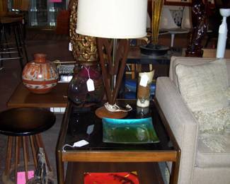 PR OF LANE END TABLES - DECOR - PR VTG. LAMPS