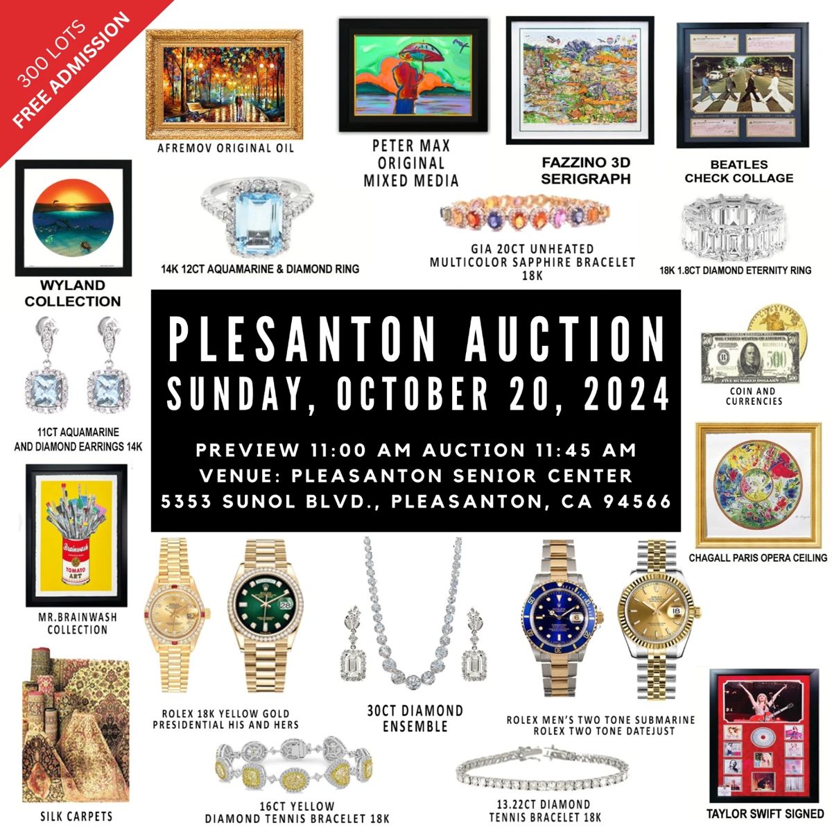 Pleasanton Auction