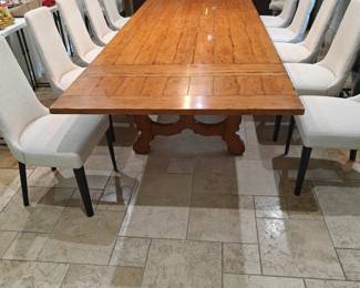 ITALIAN TRESTLE DINING TABLE